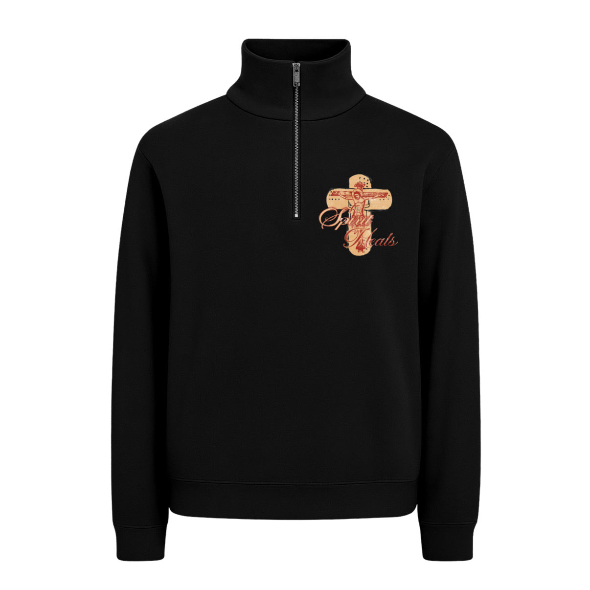 Black Qtr Zip