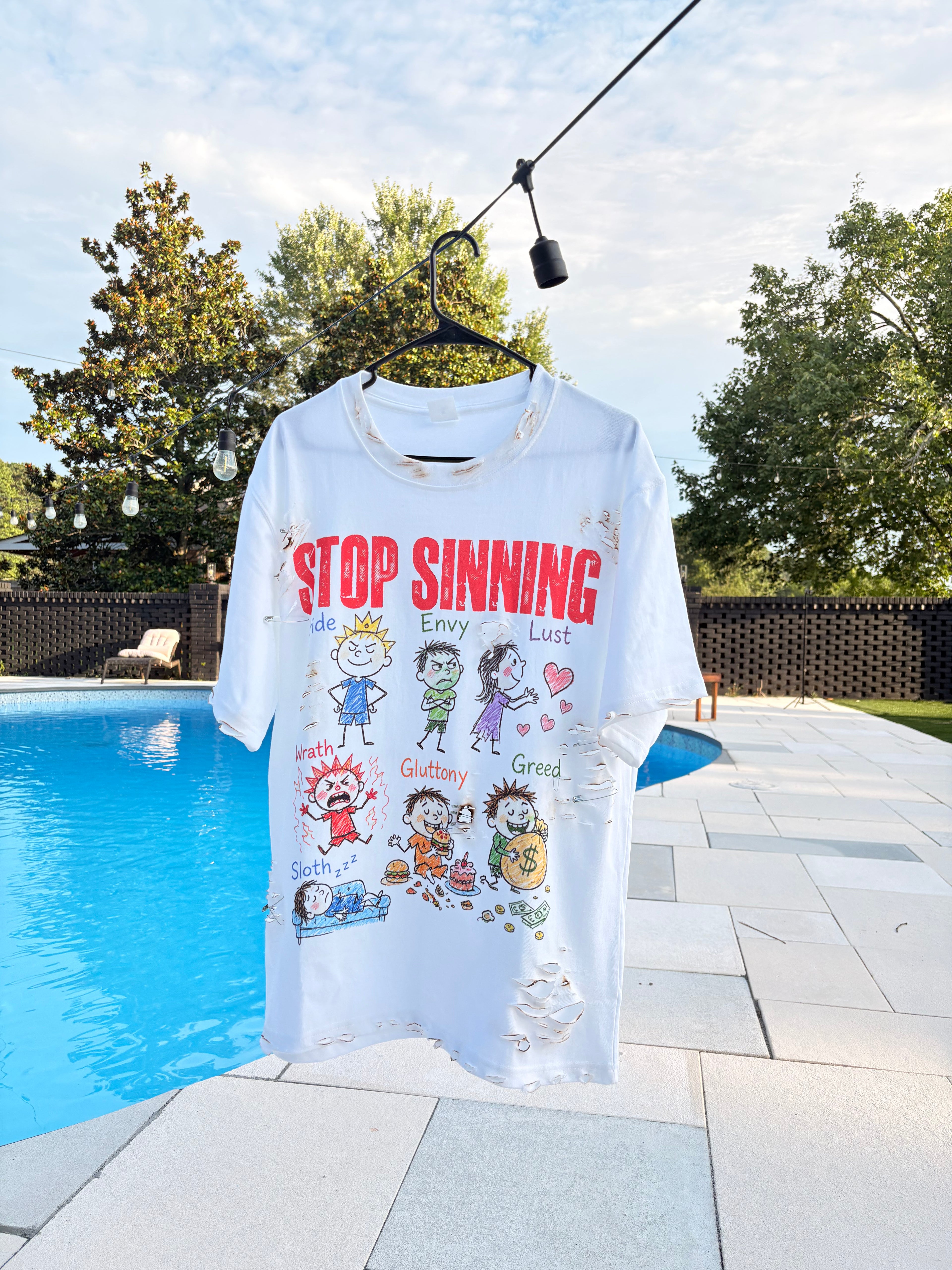 Stop Sinning Tee